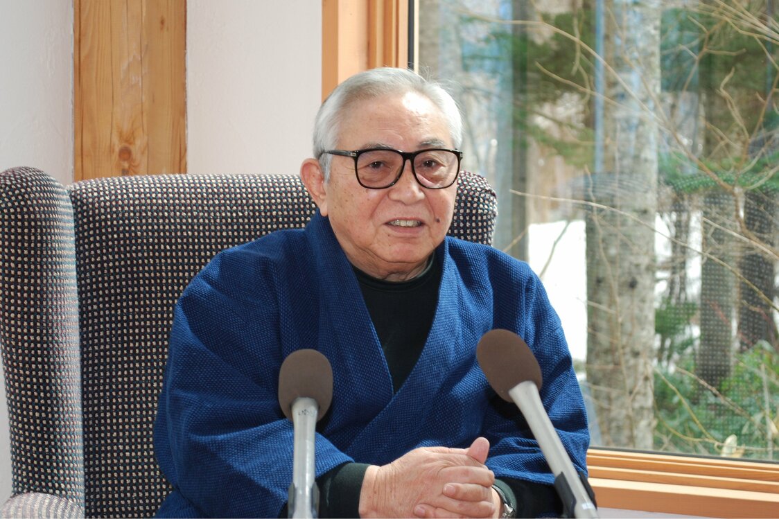 Kuramoto Sō en abril de 2010. (© Jiji)