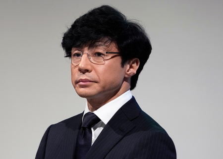 SMILE-UP.（前傑尼斯事務所）社長東山紀之。2023年10月攝於東京都內。（EPA時事）