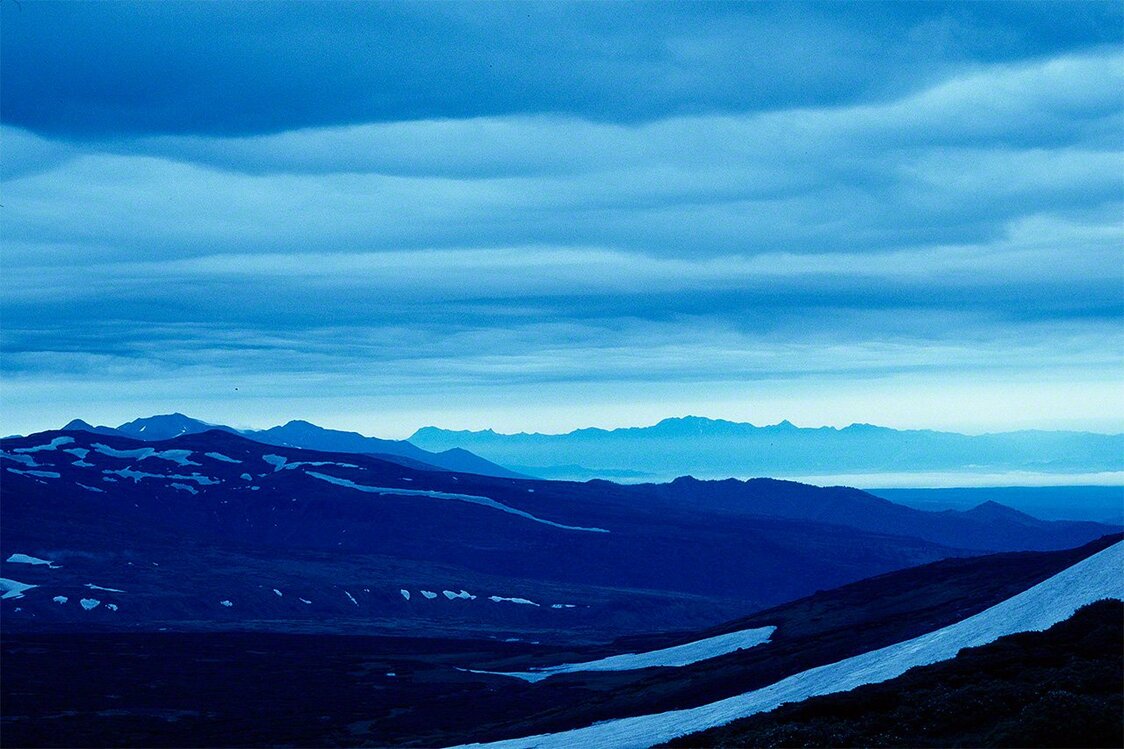 Las cordilleras del interior de Hokkaidō.