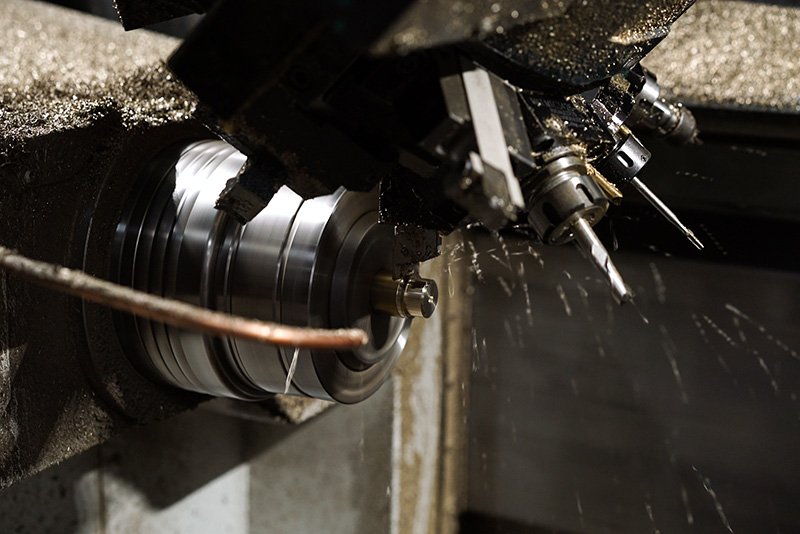 Each Bubble90 is machined with precision.