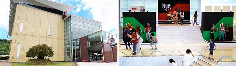 Museo de Arte Niitsu, en la ciudad de Niigata. Uno de los lugares que acogió la exposición de Kamen Rider.