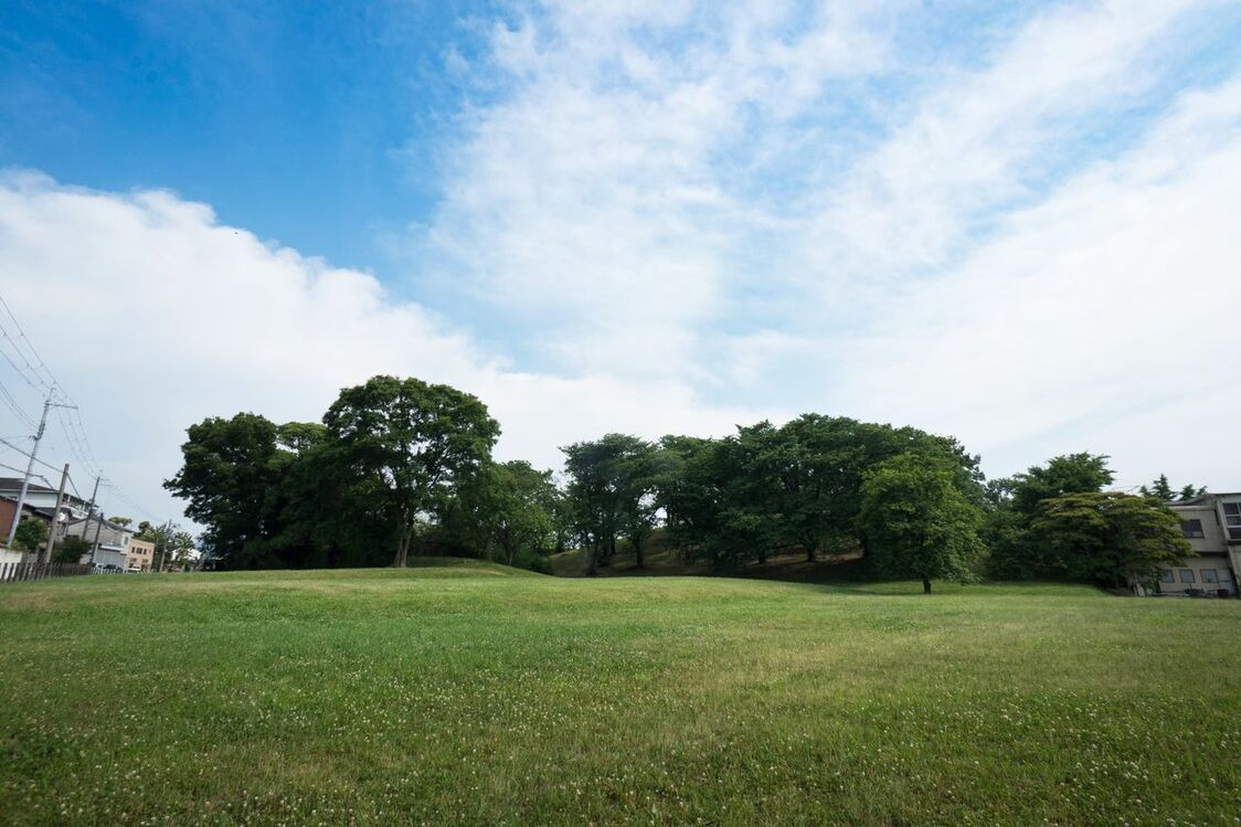 Le kofun Komuroyama, un des rares tertres où l’on peut pénétrer. Un parc y est même aménagé.