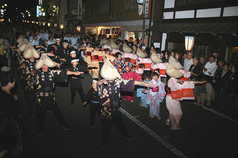 越中おわら風の盆。（写真提供＝越中八尾観光協会）