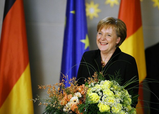 2005年11月22日、第8代ドイツ連邦の新首相に就任したアンゲラ・メルケルCDU党首