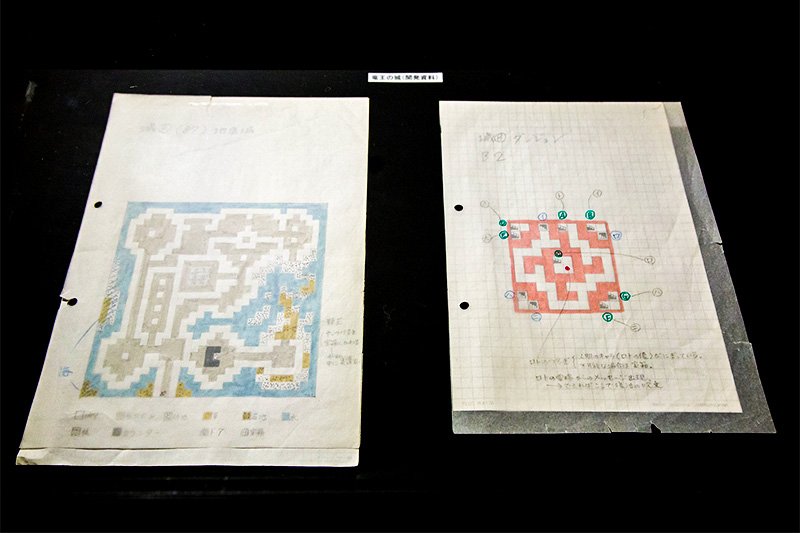 堀井雄二的画面示意图。果然是坐标纸啊！