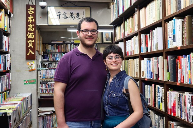 在高山本店遇到的外国夫妻