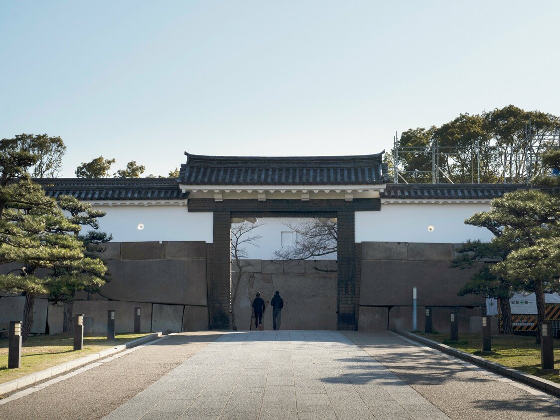 城の正面入り口にあたる大手門