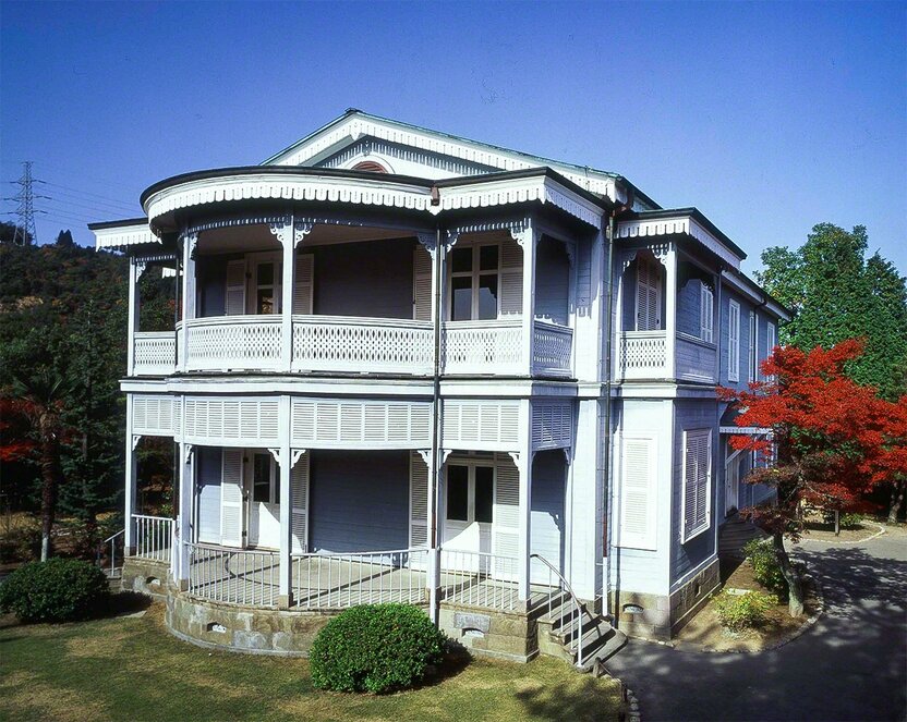 1880年建于东京都目黒区上目黑的西乡从道宅邸。西乡从道是西乡隆盛的弟弟