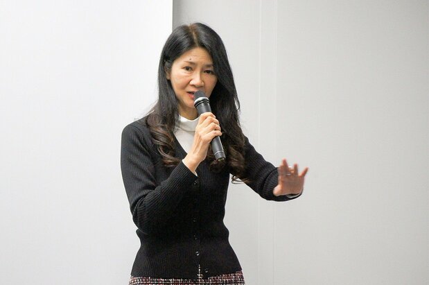 斎藤真理子氏(nippon.com高橋郁文撮影)