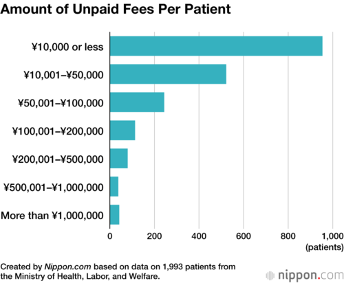 Amount of Unpaid Fees Per Patient
