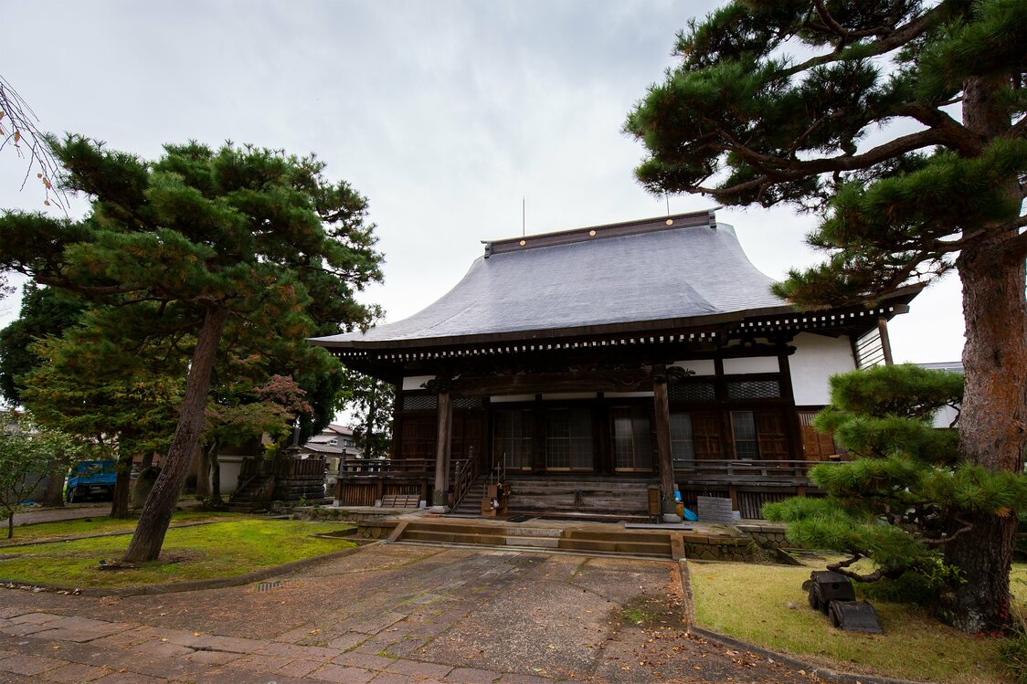 摂田屋の名刹・光福寺。長岡藩は小千谷談判が決裂した後、この場所を本陣として、新政府軍が占拠していた榎峠を奪還した