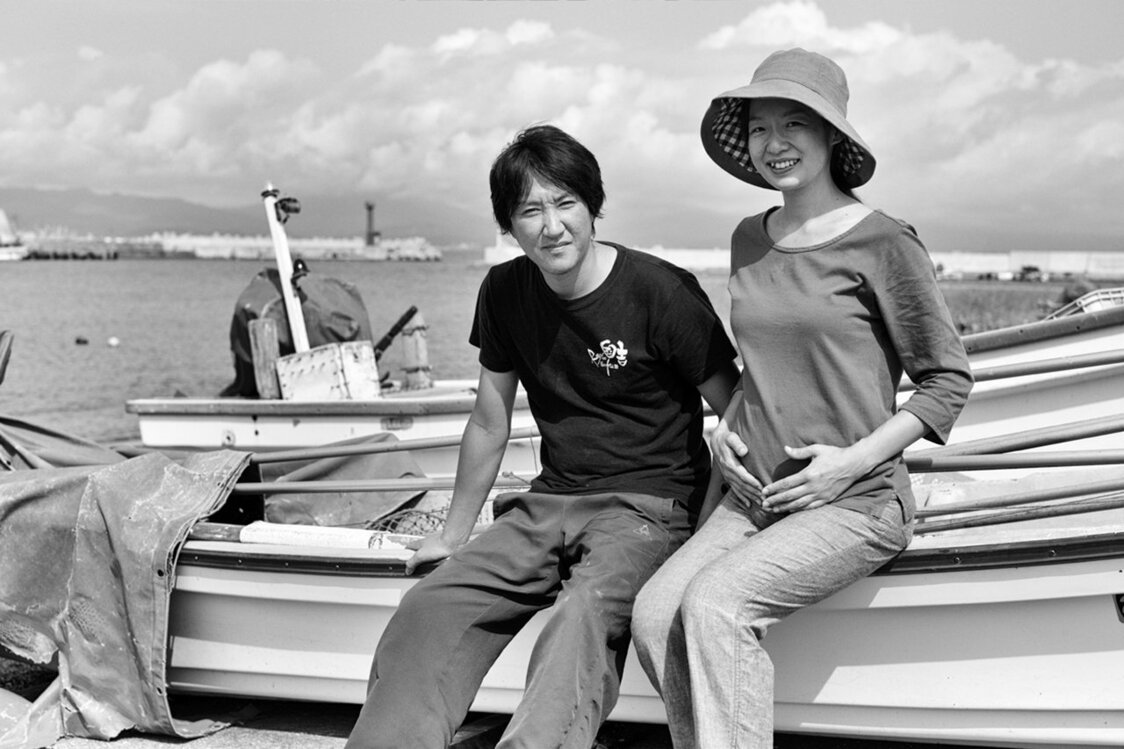 Suzuki Kiyohiro, fisherman for life. At this point, his wife was still expecting their twins (2014).