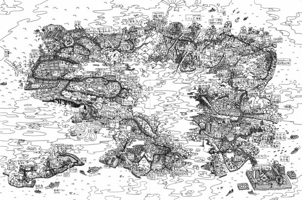 〈Map Of Japan 2015〉 制作:村上慧