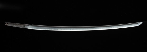 Tachi long sword, known as Tsuda Tōtoumi Nagamitsu. Inscription: Nagamitsu. (© The Tokugawa Art Museum)