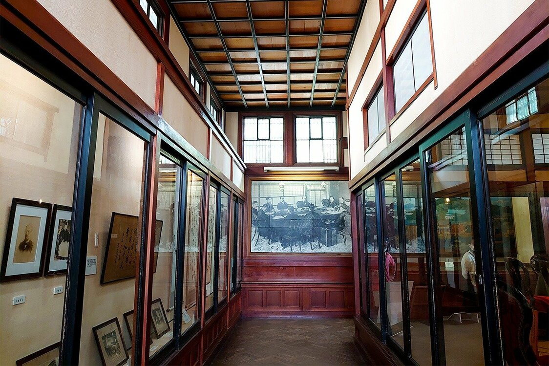 「日清講和記念館」館内の様子（筆者撮影）