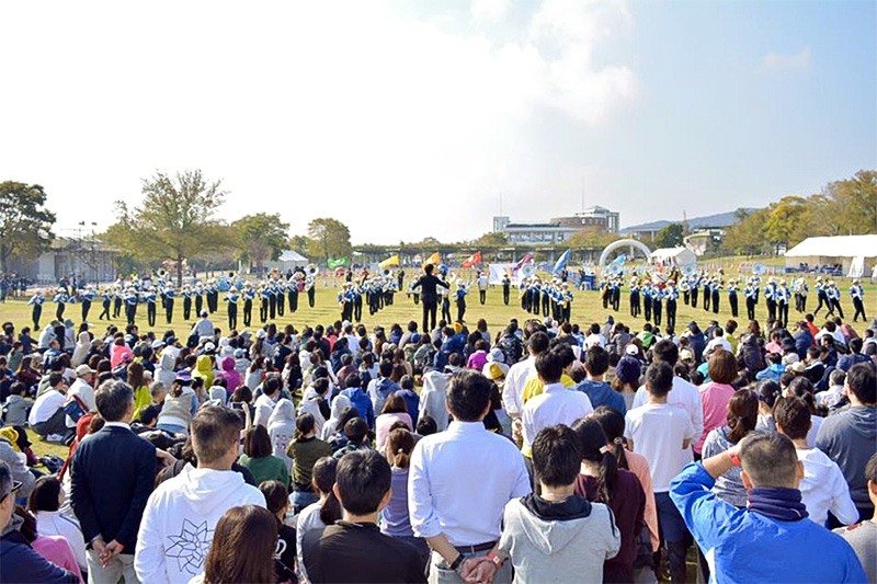 Spectators enjoy a musical performance at the 2017 event.