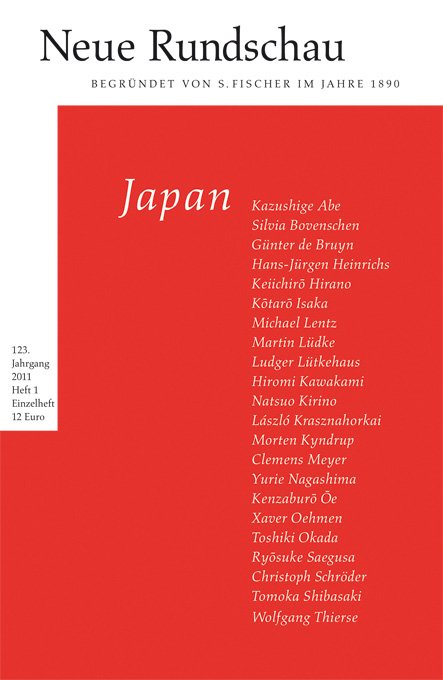 Número de la revista trimestral alemana dedicado a analizar el desastre del 11 de marzo (ed. Hans-Jürgen Balmes, Jörg Bong, Alexander Roesler, Oliver Vogel, Kazuko Yamaguchi, S. Fischer Verlag GmbH, Fráncfort, 2011).