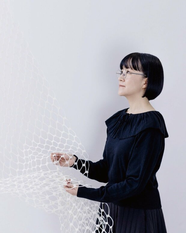 长达五米的水引作品 ©2021 Eriko Morita, Wakobo Hoyou