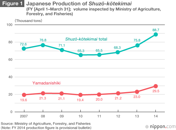 Yamadanishiki Reigns Supreme Among Sake-Brewing Rice Varieties