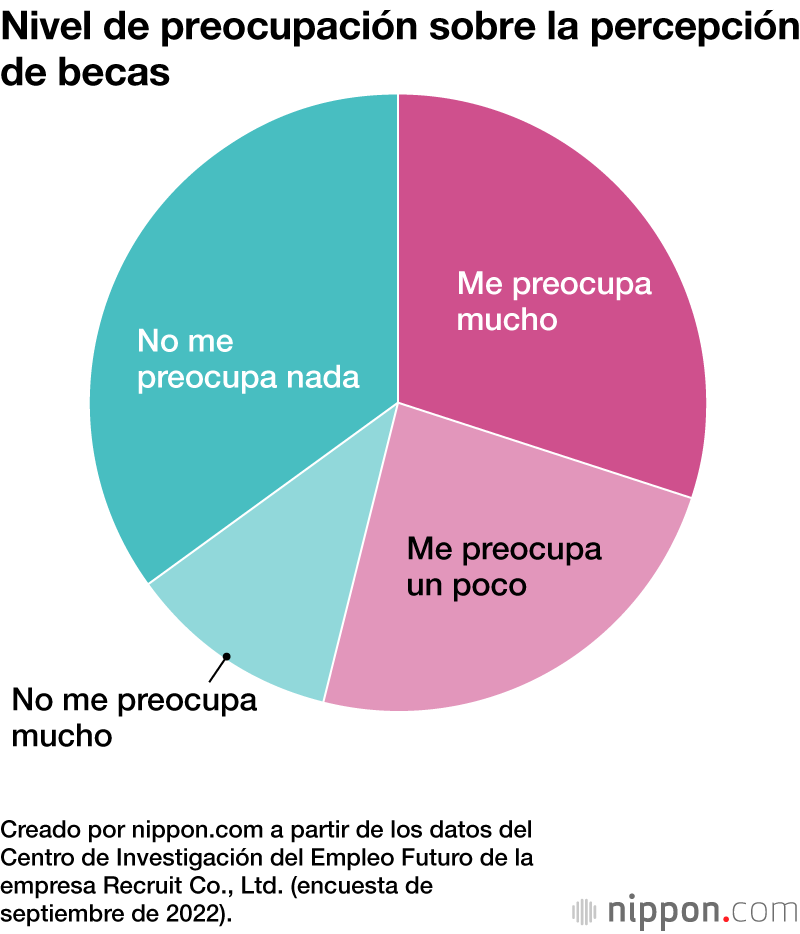 Nivel de preocupación sobre la percepción de becas