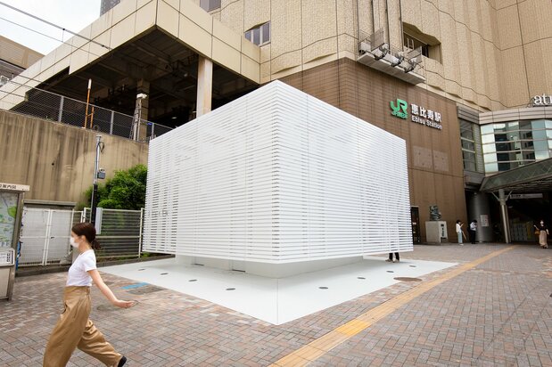 佐藤可士和的“惠比寿站西口公厕”重视清洁度和安心感,命名为“WHITE”