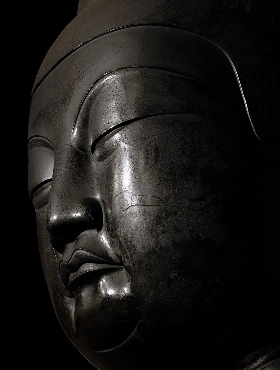 La estatua sedente del ‘nyorai’ Shaka del templo de Kanimanji