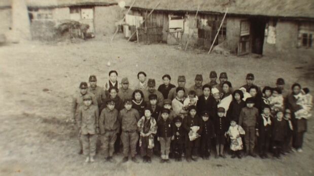 The Kurokawa Settler Community, whose members moved to what is now China’s Songyuan, Jilin Province, in 1941. (© TV Asahi)
