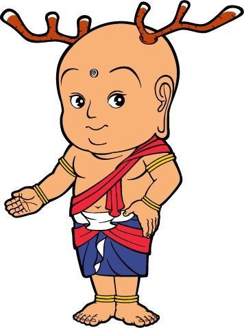 One of the more famous prefectural mascots, Nara’s Sento-kun resembles the Buddha with deer antlers, combining two well-known local elements. (© Jiji; Nara Prefecture)