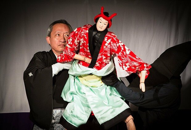 Marionnette bunraku (avec l’aimable autorisation d’Ôsawa Hisayoshi)
