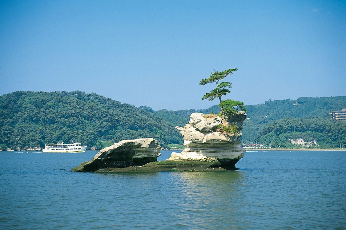 伊達政宗にまつわるエピソードが残る「千貫島」　写真提供：松島観光協会