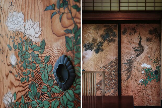 江戸時代から黒田家で使われた杉戸