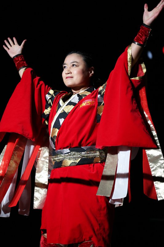 La luchadora Satomura Meiko (imagen cortesía de Sendai Girls' Pro Wrestling, organización a la que pertenece Satomura).