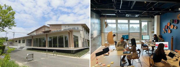 三菱地所のワーケーションサイト南紀白浜のオフィススペース