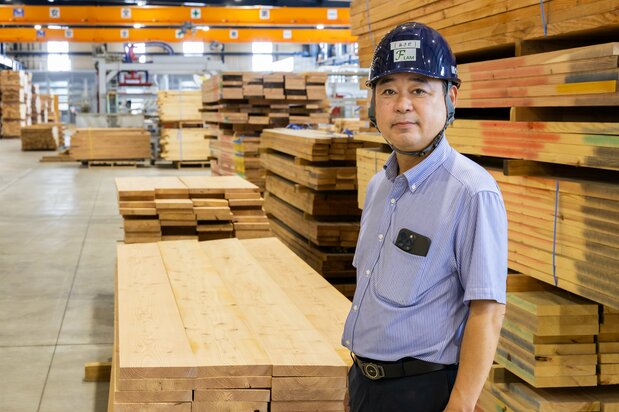 Asada Timber CEO and Woodcore director, Asada Hidehiro. (© Nippon.com)