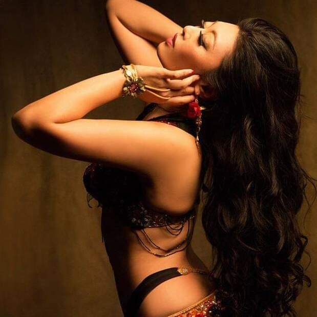 Japanese belly dancer Farida Yumi.