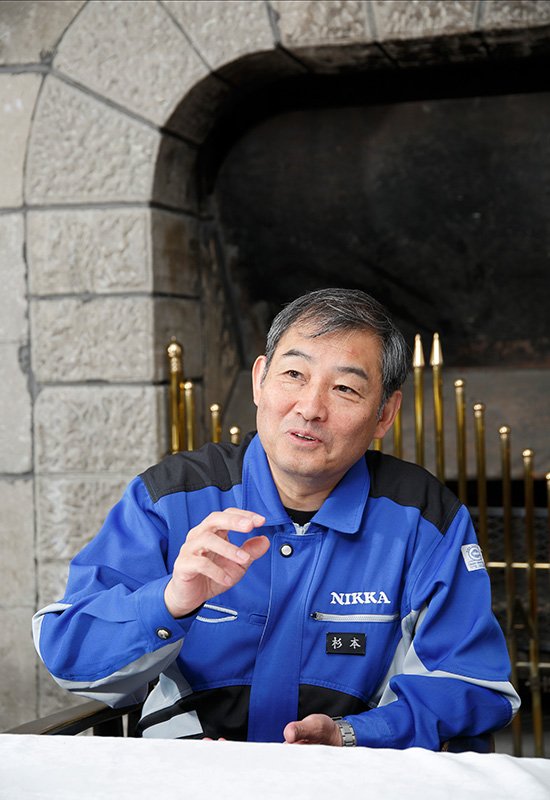 余市蒸馏厂的杉本淳一厂长