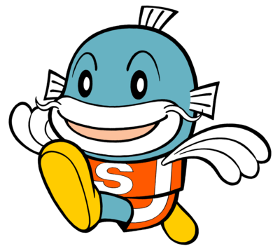 Caffy, la mascotte de la préfecture de Shiga, représente le poisson chat géant qu’on trouve dans le lac Biwa. (© Préfecture de Shiga)