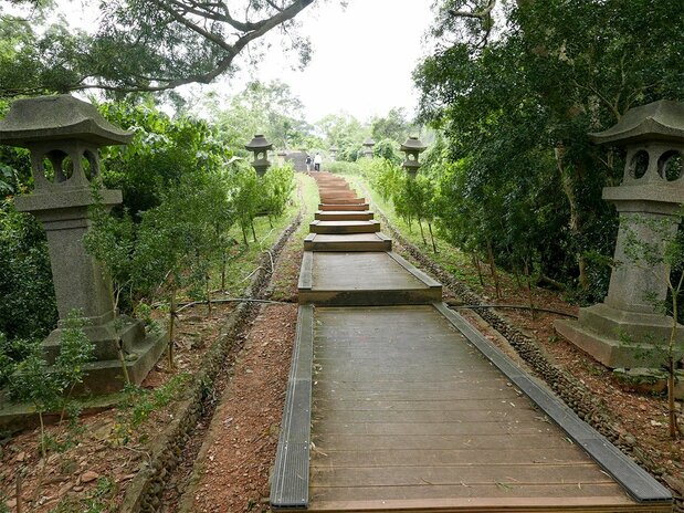 花蓮玉里神社的參道遺址(攝影:野島剛)