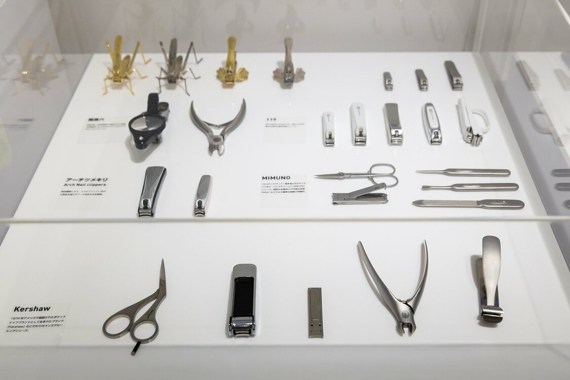 La gamme de produits Kai est très variée, comme les coupe-ongles ci-dessus.