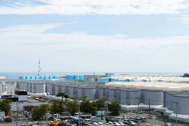 Almost all available space at the TEPCO Fukushima Daiichi Nuclear Power Station has been taken up by storage tanks.