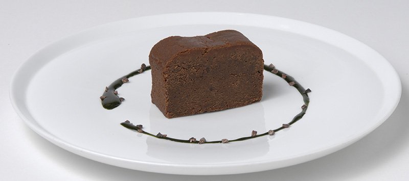 Fondant de azuki y cacao, un popular dulce del Toraya Café (foto cortesía de Toraya)