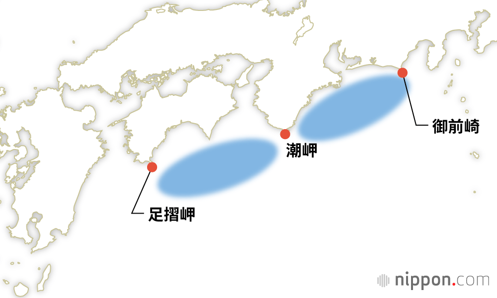 每隔100到150年發生一次的大地震——南海海槽特大地震