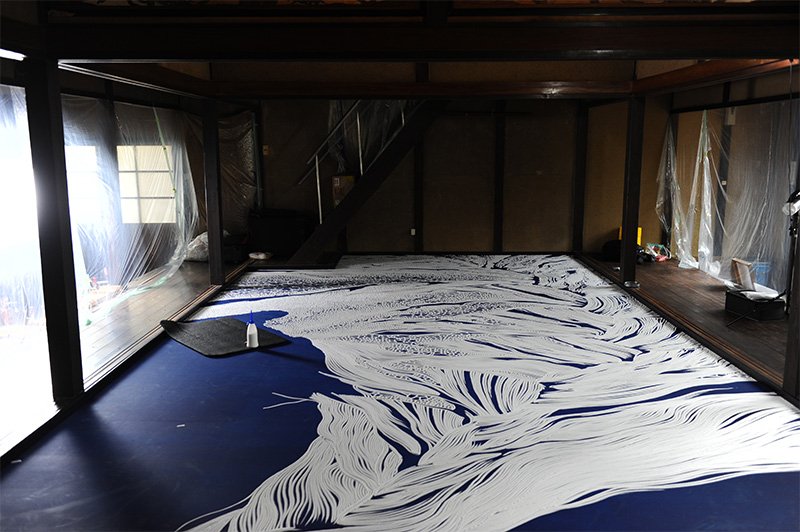 Le site de création de Ruri no ryû, « Le dragon de lapis-lazuli » à Onomichi