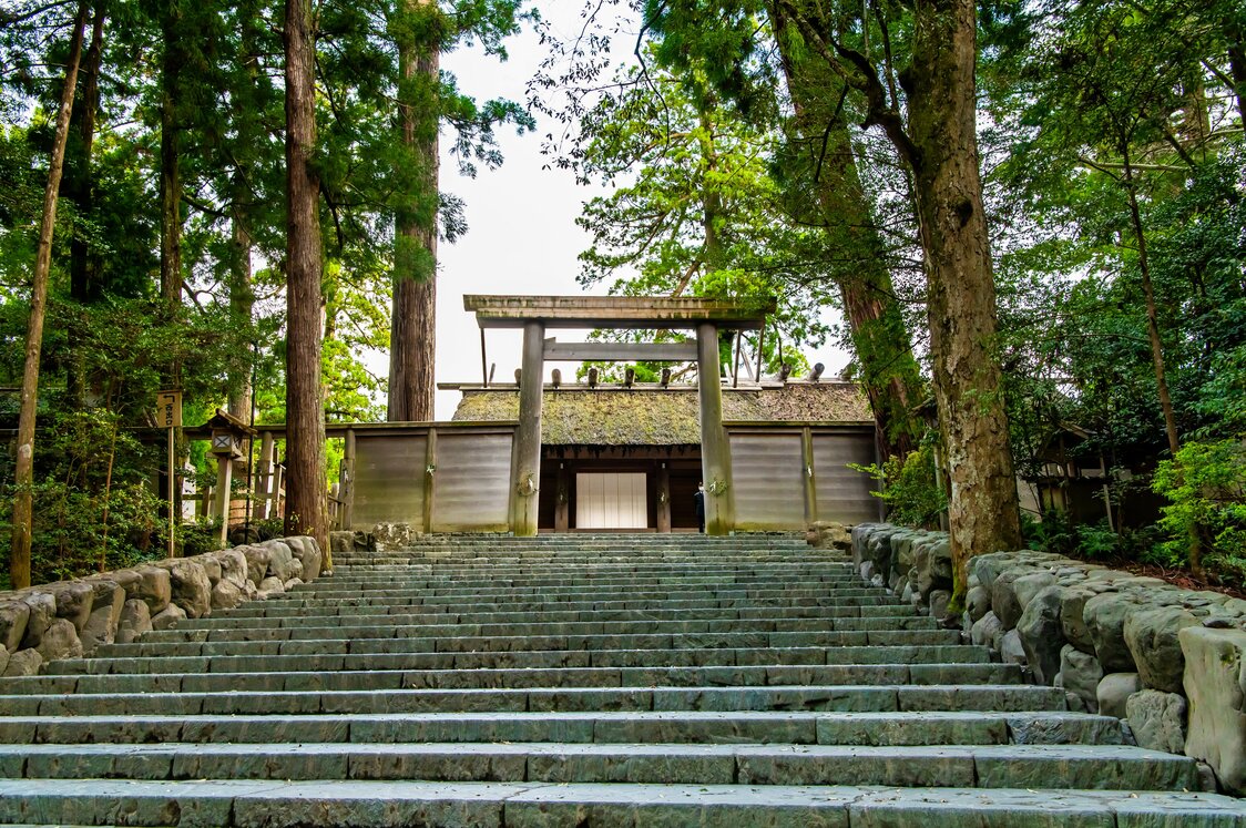 供奉天照大神的伊势神宫内宫（正宫）