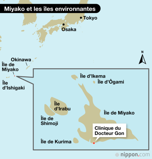 Miyako et les îles environnantes