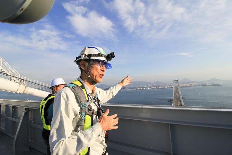 立ち入り禁止ゾーンをゆく！　大迫力の「瀬戸大橋スカイツアー」に潜入した