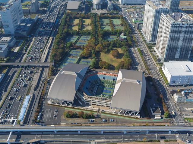 有明テニスの森（Tokyo 2020提供）