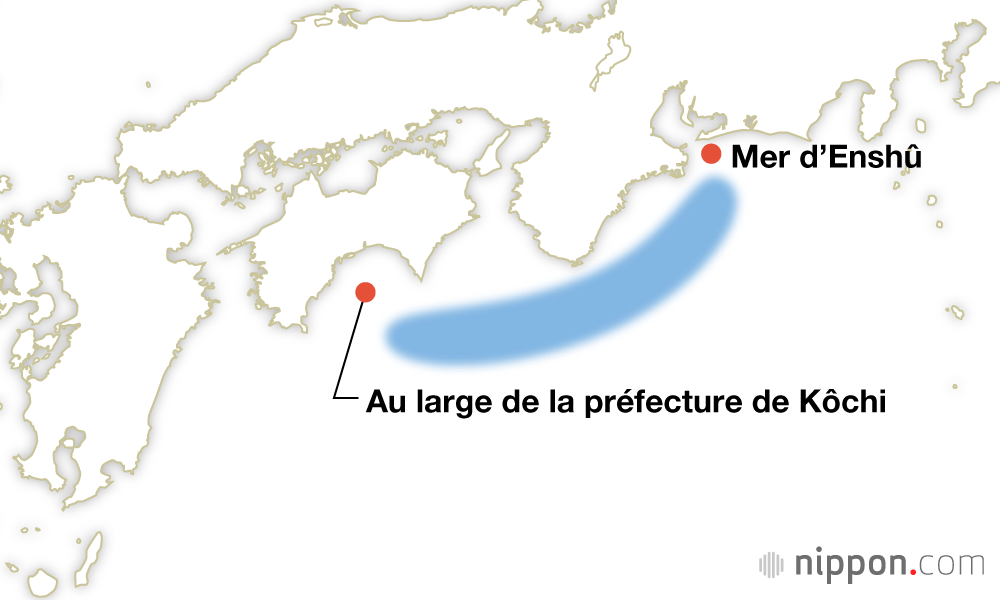Les risques de la fosse de Nankai : des méga séismes tous les 100 à 150 ans