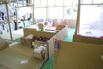 在综合体育馆中,个人隐私无法得到保护。