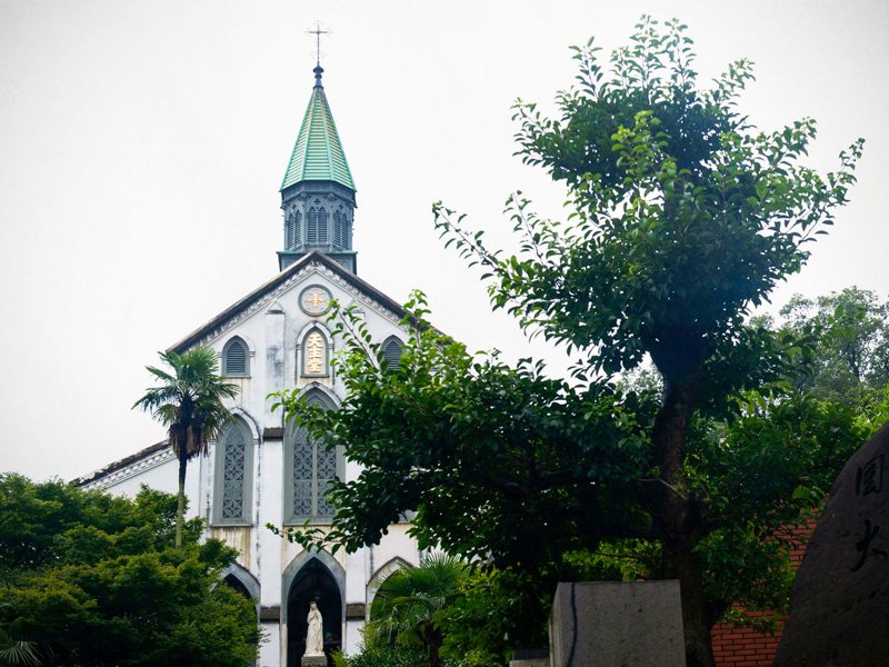 La Iglesia de Ōura es ahora Tesoro Nacional de Japón.